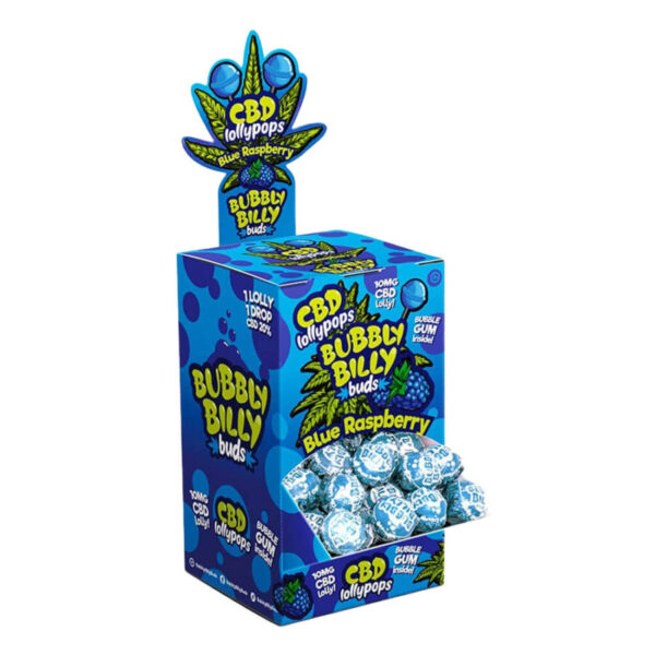 Sucette CBD Framboise bleue