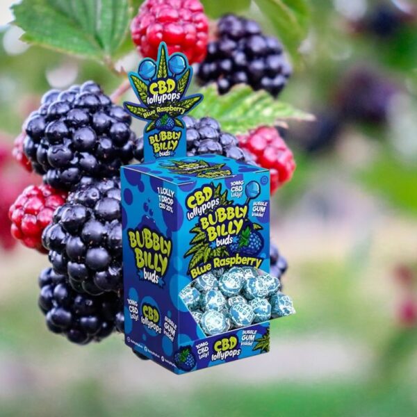 Sucette CBD Framboise bleue – Image 2